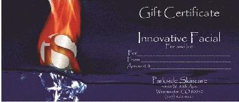 Share a Parkside Gift Certificate - Fire and Ice Innovative Facial